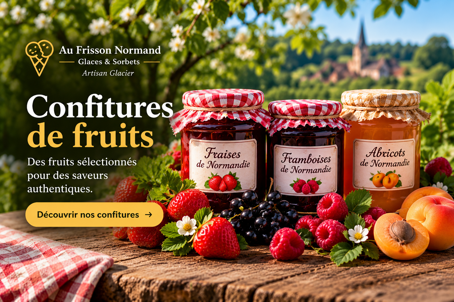 Confitures de fruits